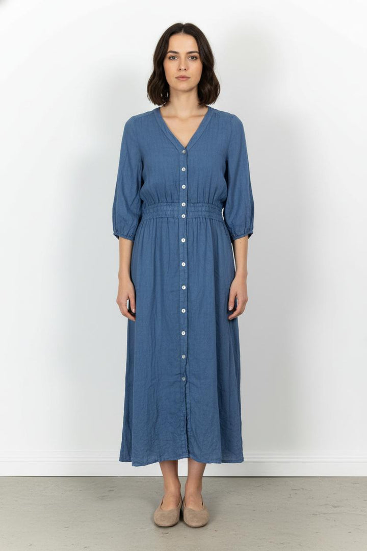 Robe Chemise Bleue - Taille L/40 de la marque La Fée Maraboutée | PARAD105012 - Vendu par Paradigme - Image 1