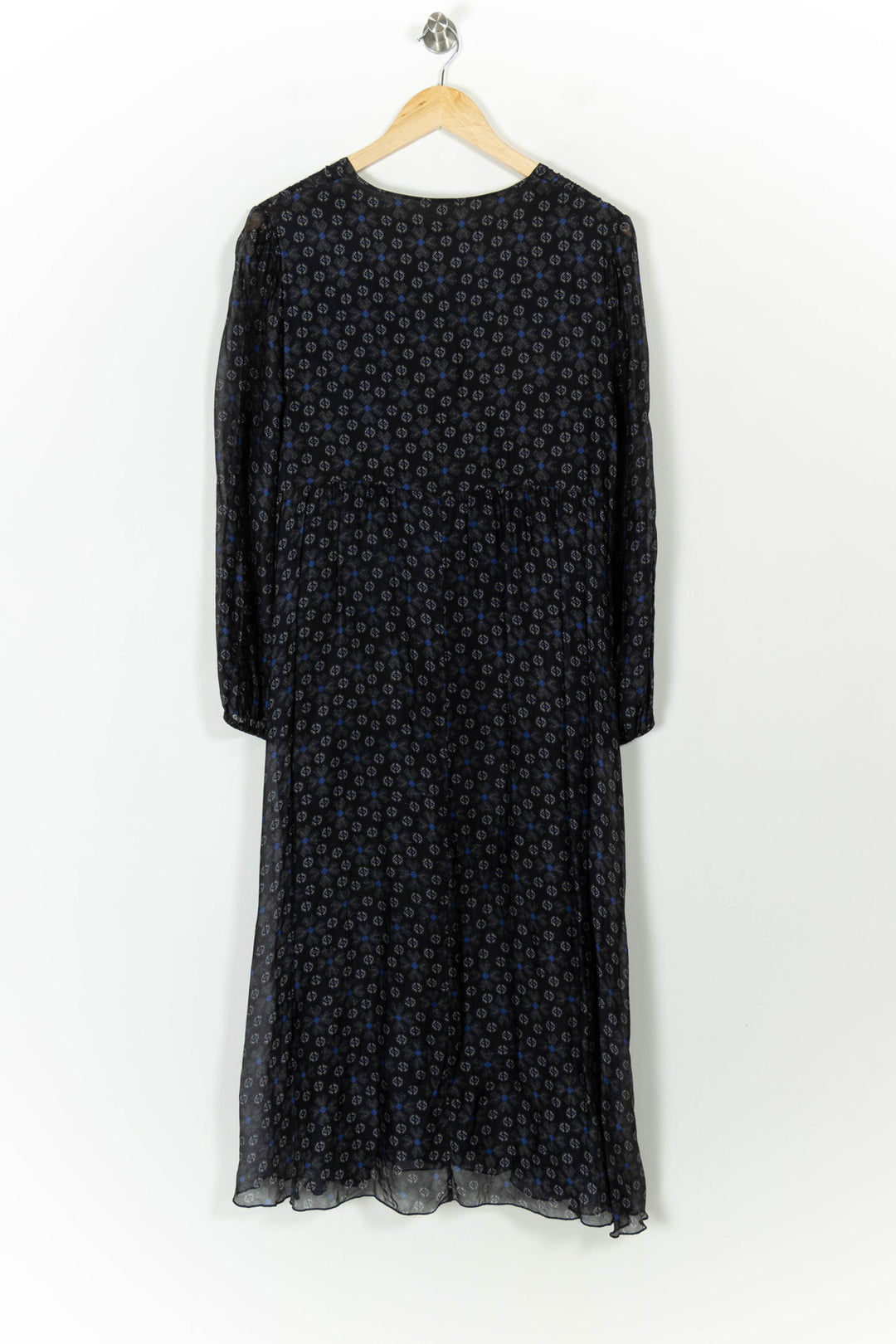 Robe Longue Bleue et Noire - Taille L/40 de la marque La Fée Maraboutée | PARAD105013 - Vendu par Paradigme - Image 4