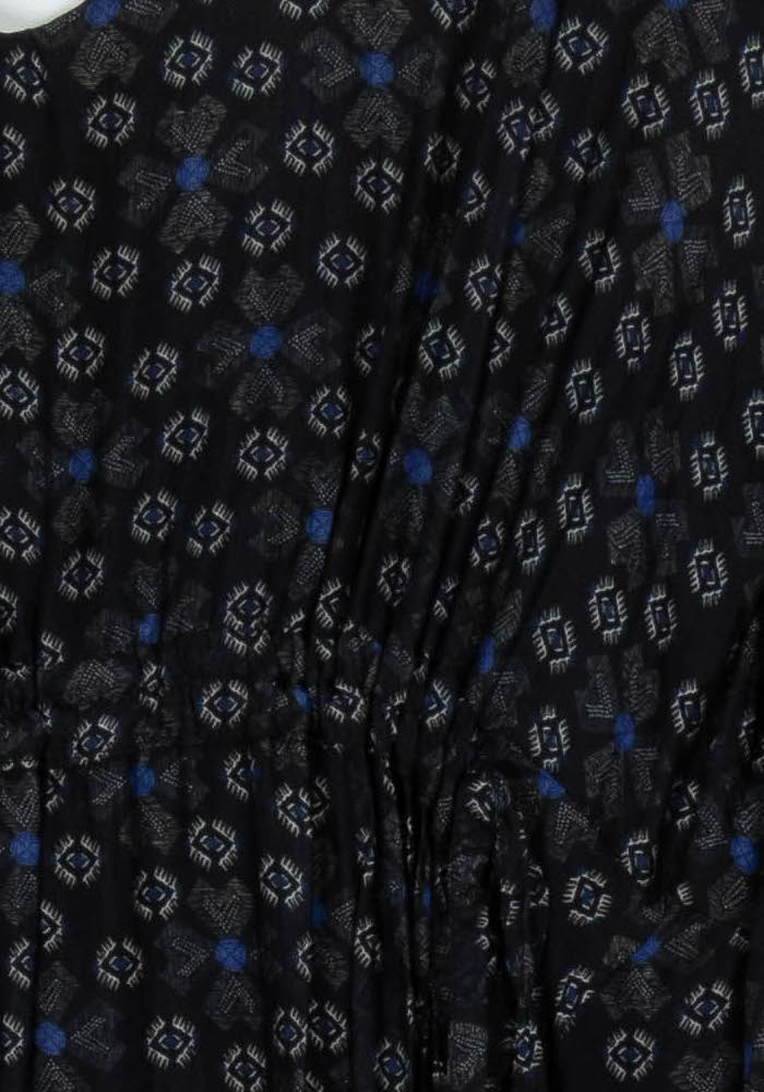 Robe Longue Bleue et Noire - Taille L/40 de la marque La Fée Maraboutée | PARAD105013 - Vendu par Paradigme - Image 3