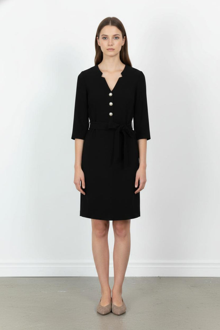 Robe Courte Noire - Taille S/36 de la marque Claudie Pierlot | PARAD105014 - Vendu par Paradigme - Image 1
