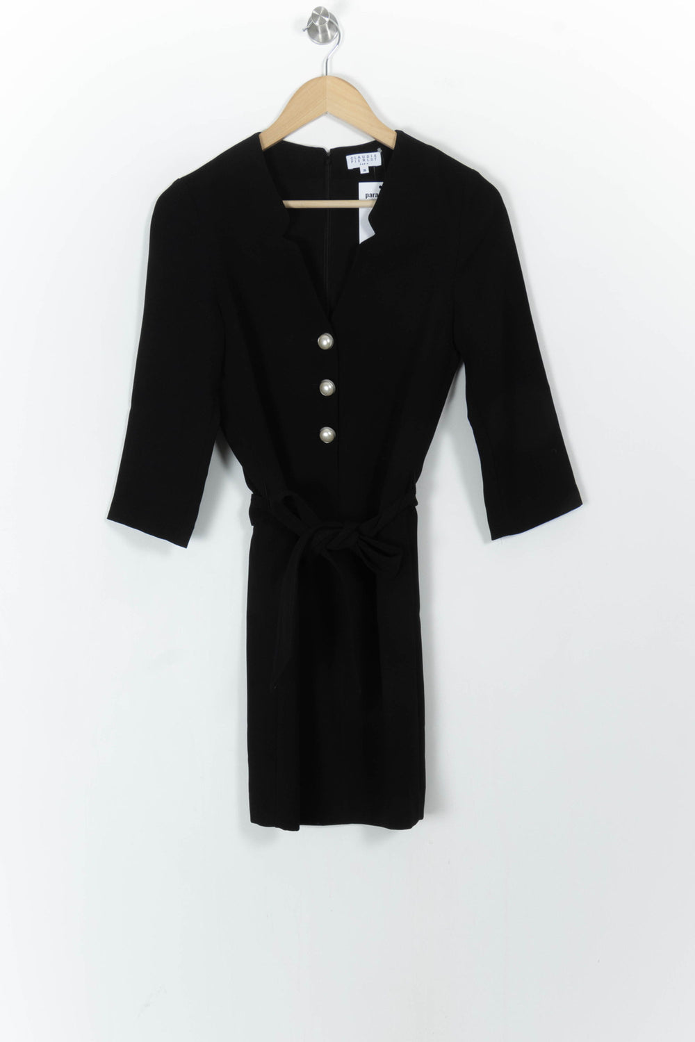 Robe Courte Noire - Taille S/36 de la marque Claudie Pierlot | PARAD105014 - Vendu par Paradigme - Image 2