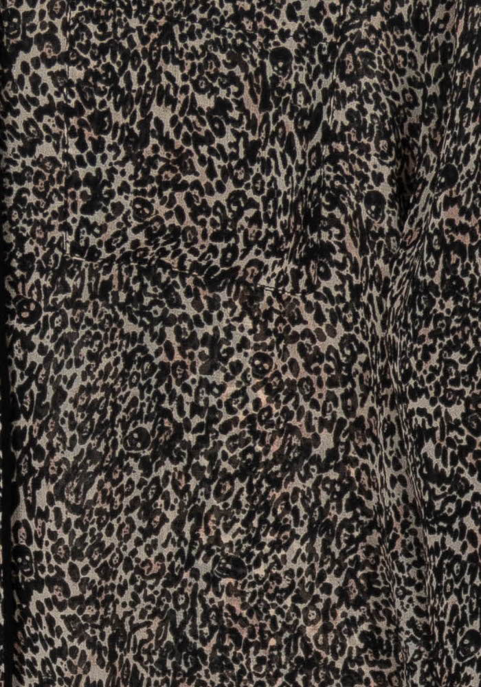 Chemise Léopard Noir et Beige - Taille M/38 de la marque IKKS | PARAD105018 - Vendu par Paradigme - Image 3
