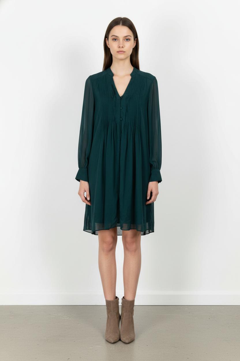 Robe Fluide Verte - Taille L/40 de la marque Maison 123 | PARAD105019 - Vendu par Paradigme - Image 1