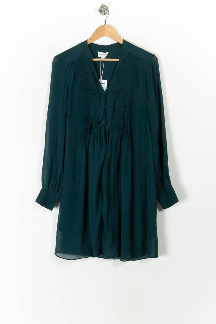 Robe Fluide Verte - Taille L/40 de la marque Maison 123 | PARAD105019 - Vendu par Paradigme - Image 2