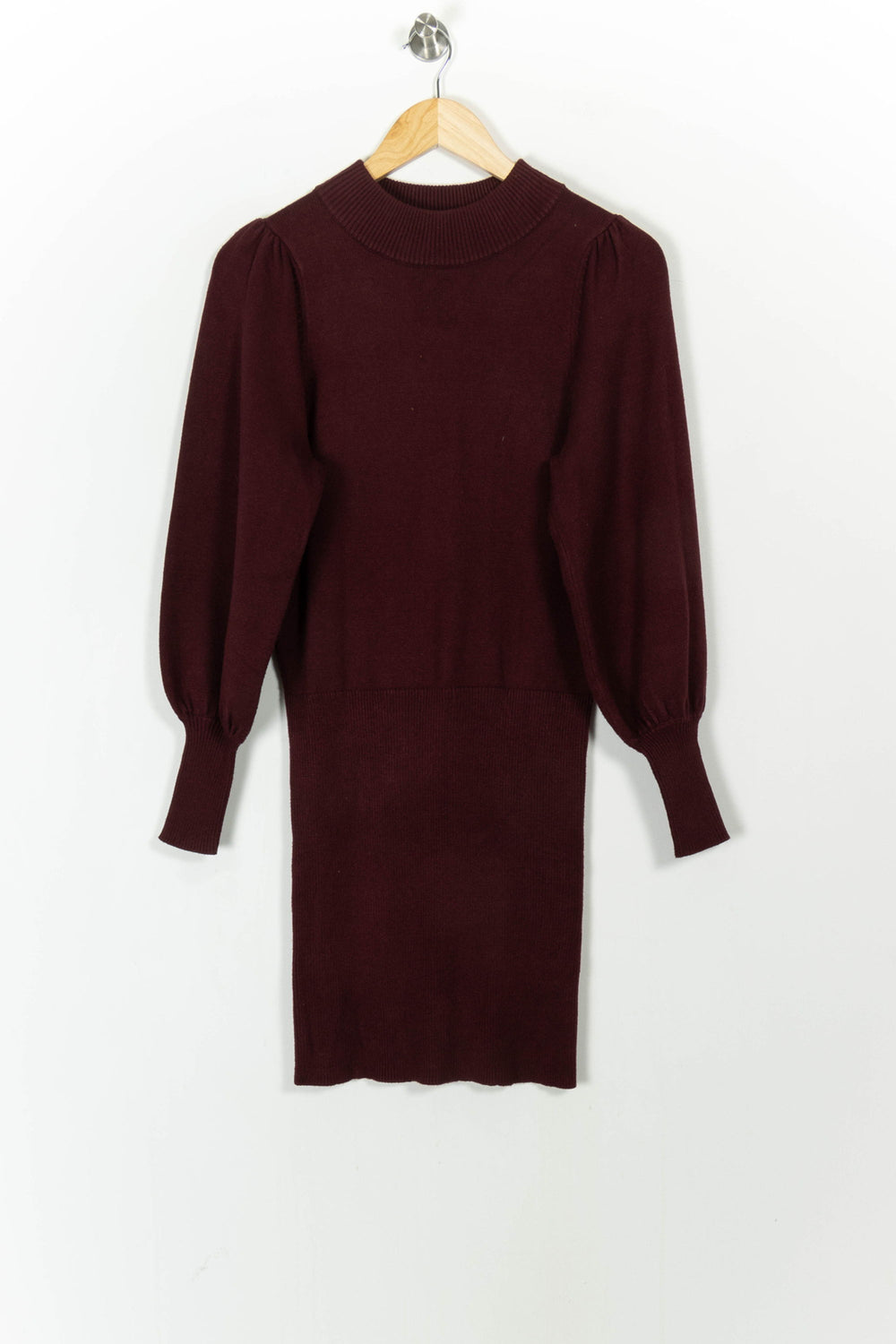 Robe Pull Bordeaux - Taille XS/34 de la marque Petite Mendigote | PARAD105027 - Vendu par Paradigme - Image 2