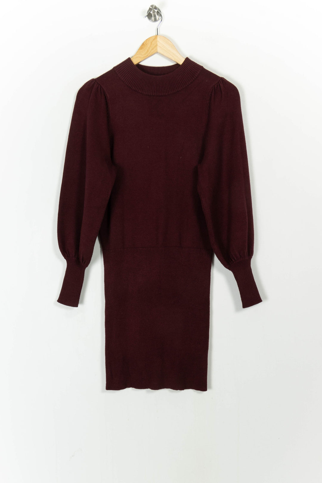 Robe Pull Bordeaux - Taille XS/34 de la marque Petite Mendigote | PARAD105027 - Vendu par Paradigme - Image 2