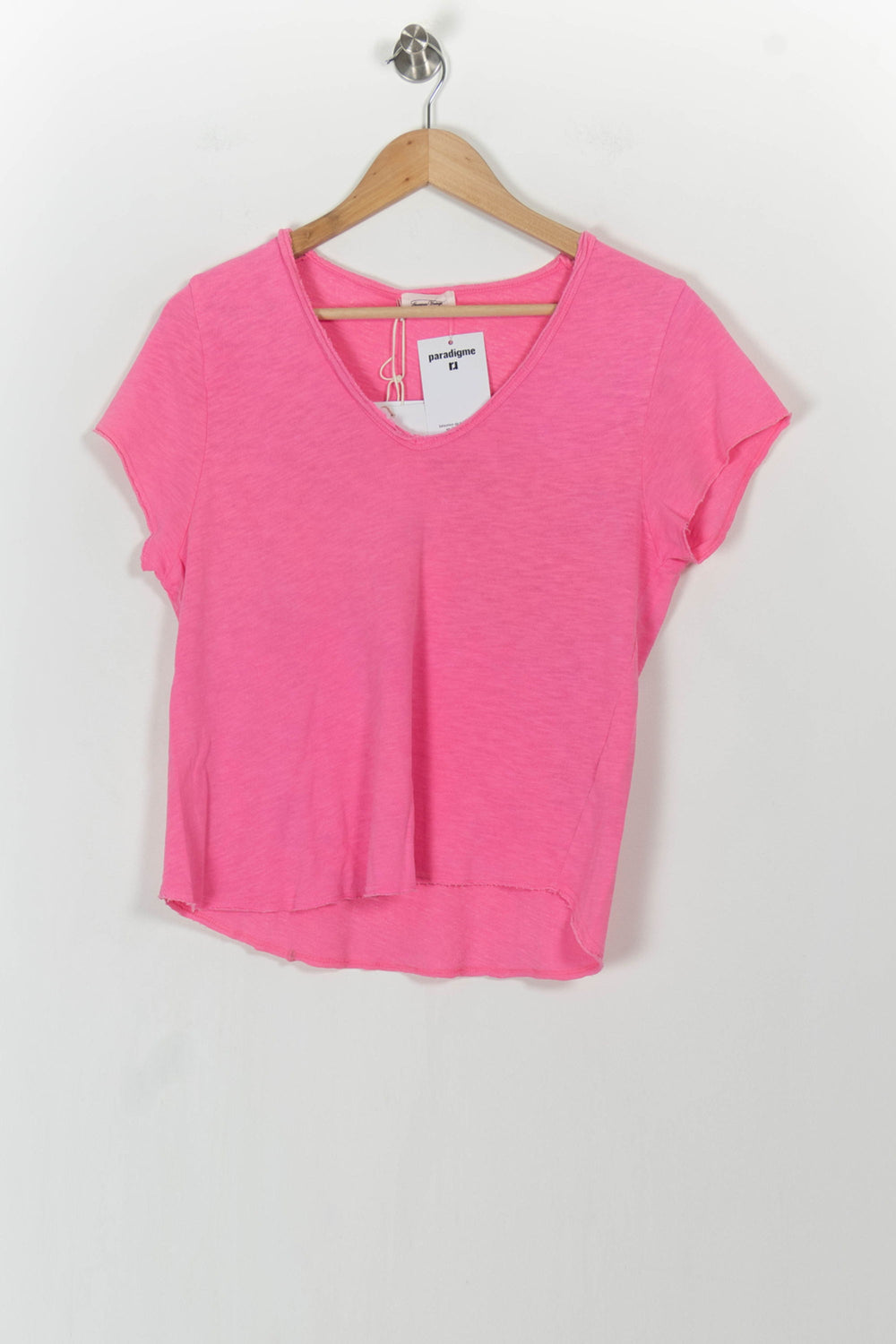Tee-shirt Rose - Taille S/36 de la marque American Vintage | PARAD105028 - Vendu par Paradigme - Image 2