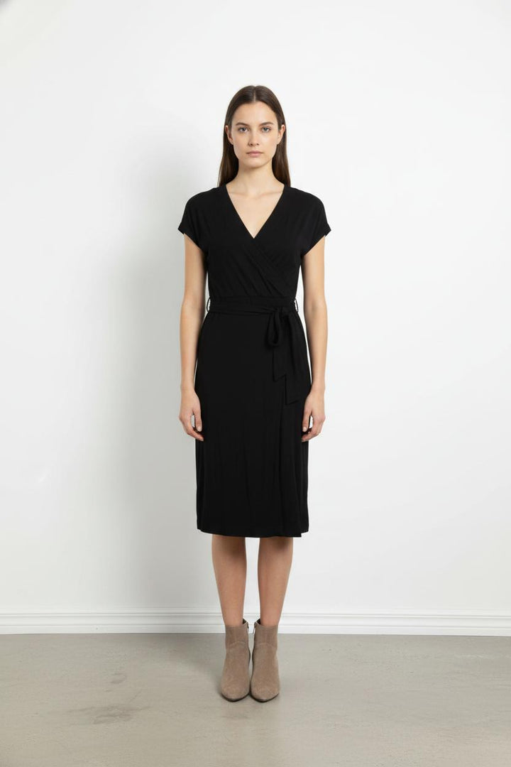 Robe portefeuille noire - Taille S/36 de la marque Soeur | PARAD105030 - Vendu par Paradigme - Image 1
