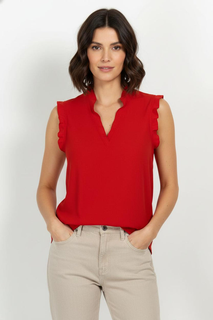 Blouse Rouge - Taille M/38 de la marque Maje | PARAD105034 - Vendu par Paradigme - Image 1