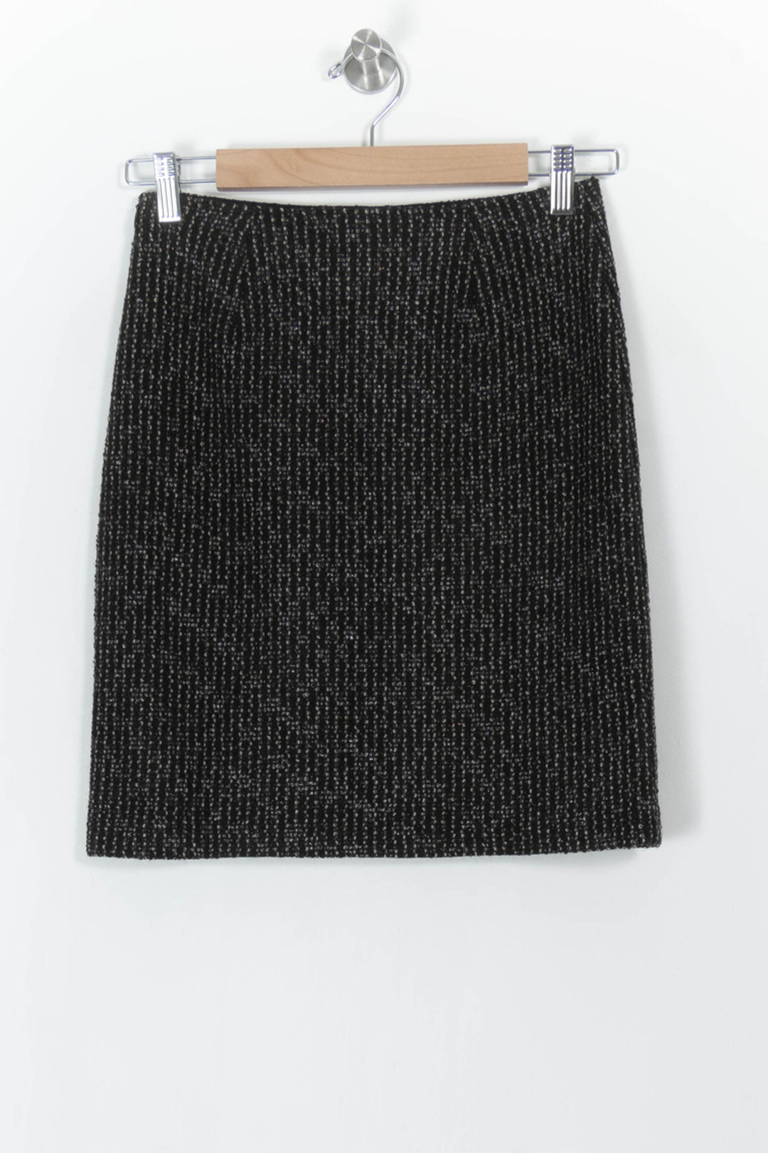 Jupe Courte Noire et Blanche - Taille S/36 de la marque Agnès b. | PARAD105037 - Vendu par Paradigme - Image 4