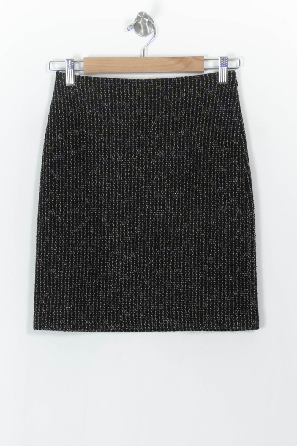 Jupe Courte Noire et Blanche - Taille S/36 de la marque Agnès b. | PARAD105037 - Vendu par Paradigme - Image 2