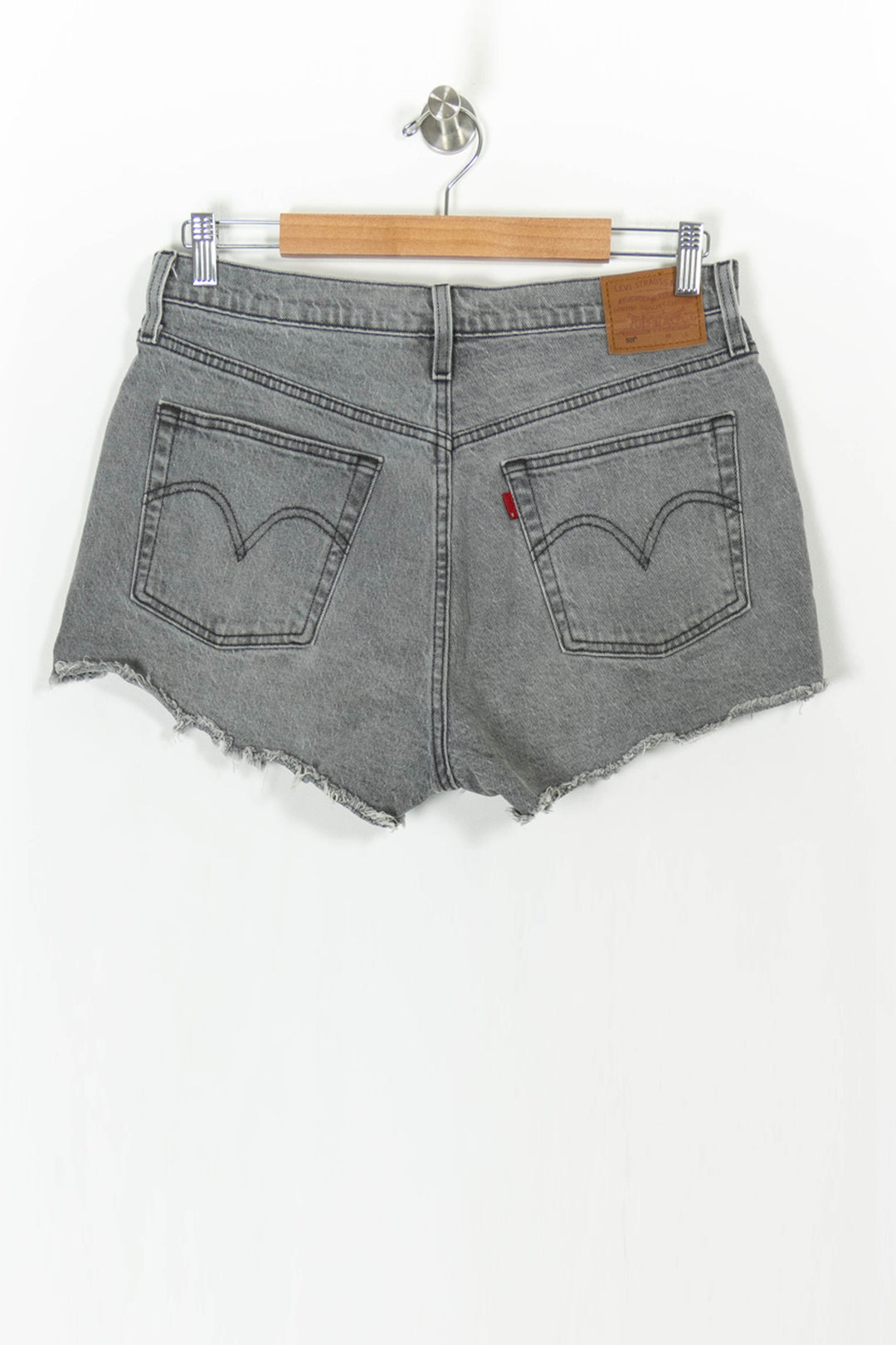 Short en Jean Gris - Taille L/40 de la marque Levi's | PARAD105041 - Vendu par Paradigme - Image 4