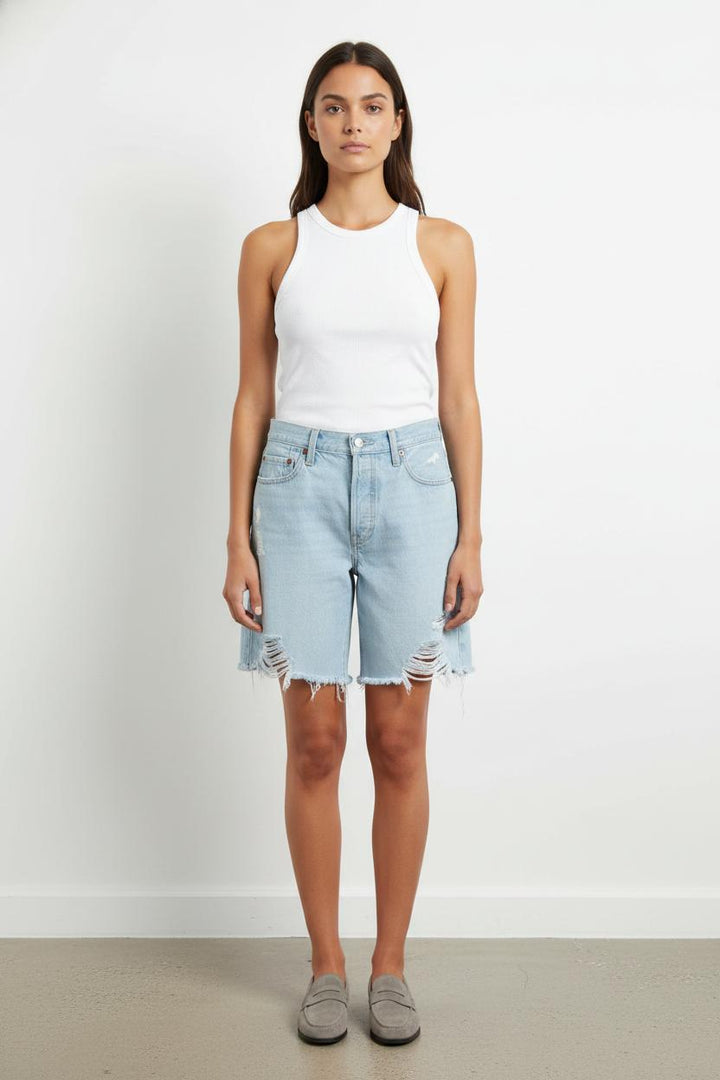 Short en Jean Bleu - Taille M/38 de la marque Levi's | PARAD105042 - Vendu par Paradigme - Image 1