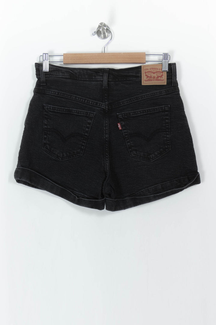 Short en Jean Noir - Taille M/38 de la marque Levi's | PARAD105043 - Vendu par Paradigme - Image 4