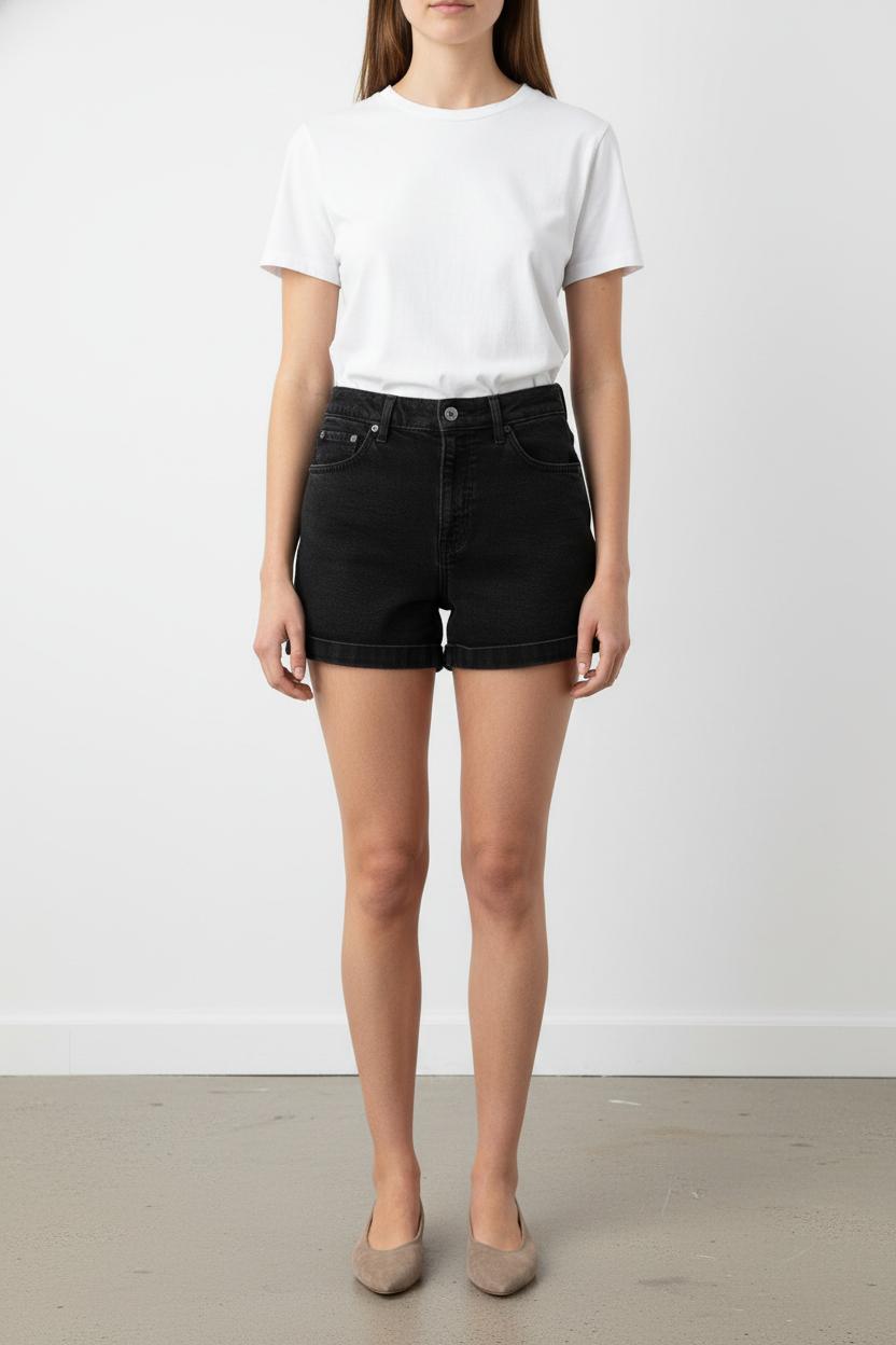 Short en Jean Noir - Taille M/38 de la marque Levi's | PARAD105043 - Vendu par Paradigme - Image 1