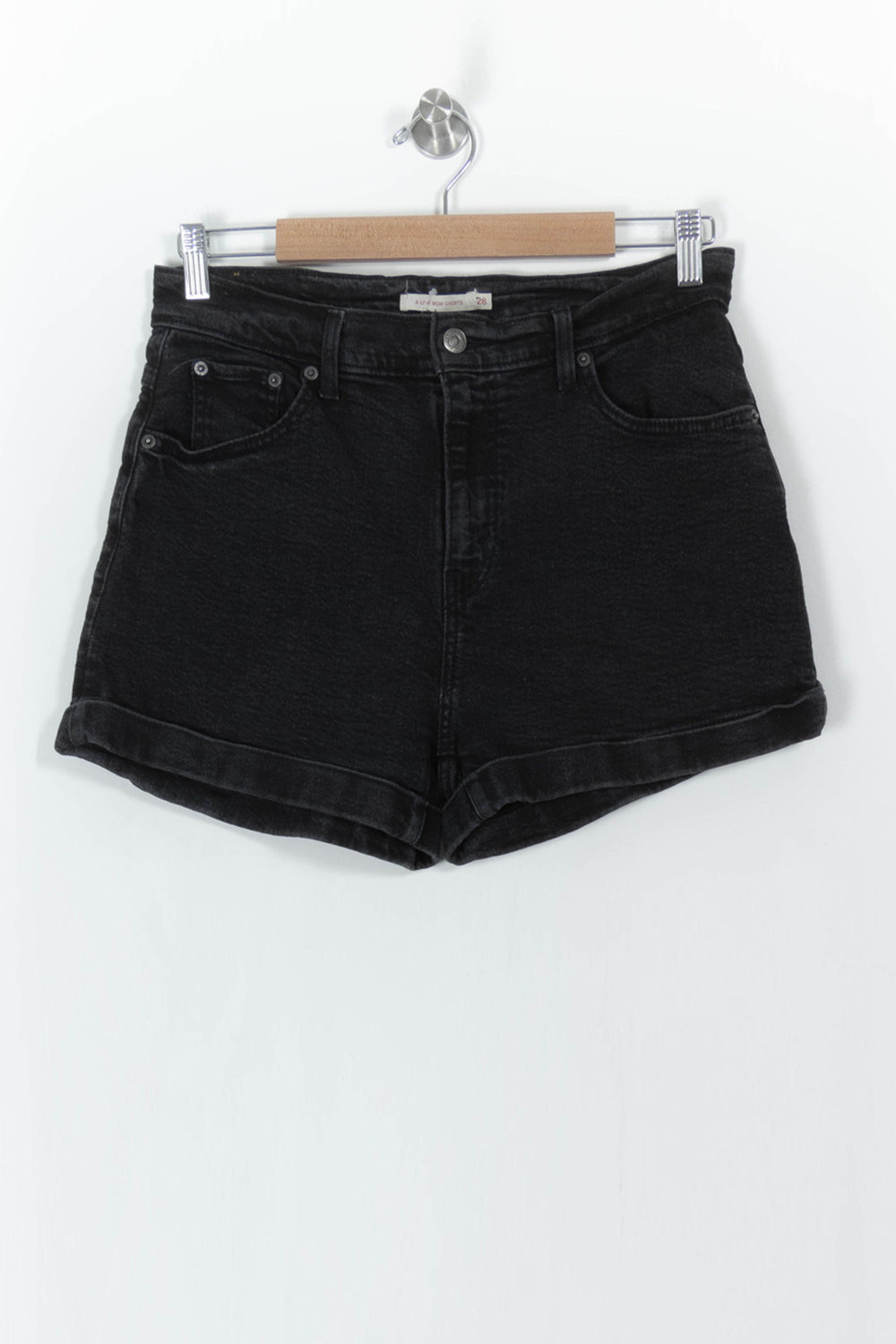 Short en Jean Noir - Taille M/38 de la marque Levi's | PARAD105043 - Vendu par Paradigme - Image 2
