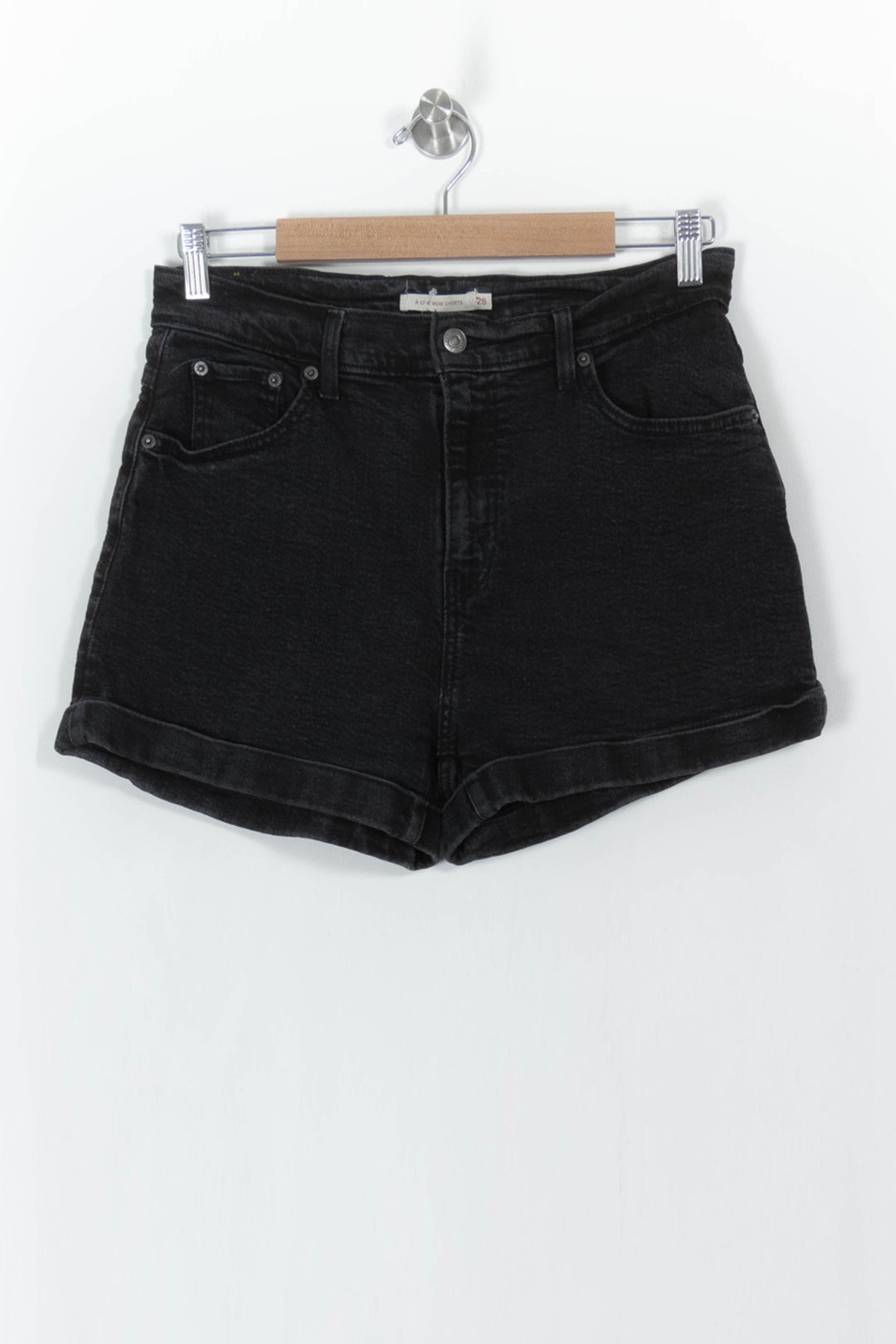 Short en Jean Noir - Taille M/38 de la marque Levi's | PARAD105043 - Vendu par Paradigme - Image 2