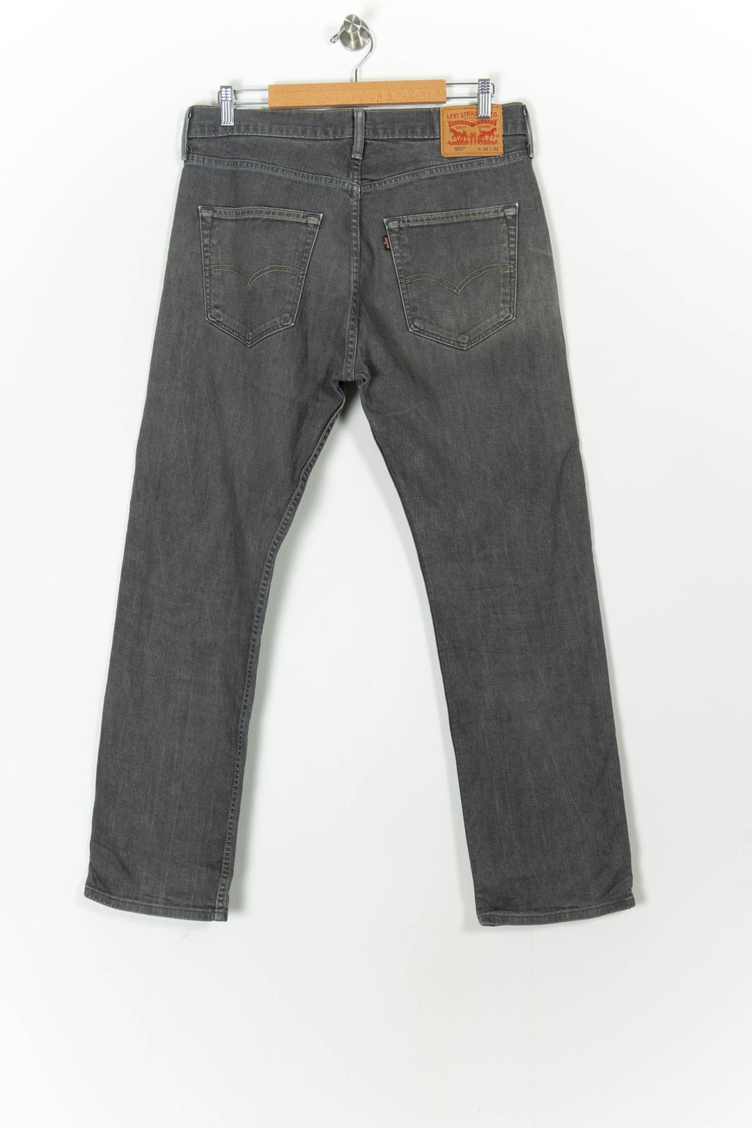 Jean Slim Gris - Taille XXL/44 de la marque Levi's | PARAD105046 - Vendu par Paradigme - Image 4