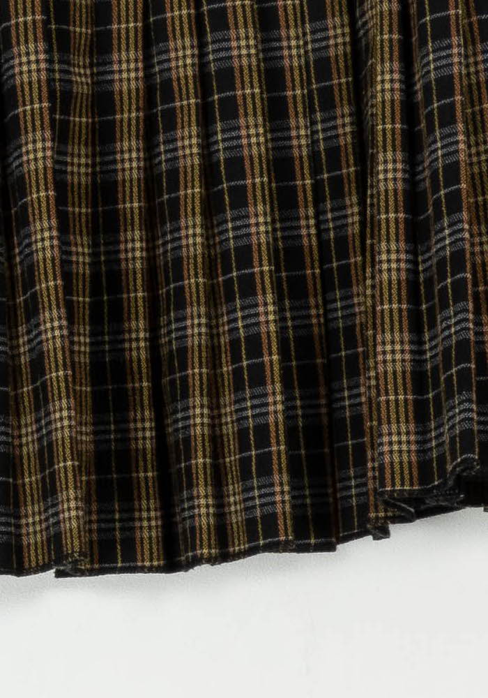 Jupe Plissée Noire et Jaune - Taille M/38 de la marque Imprevu | PARAD105051 - Vendu par Paradigme - Image 3