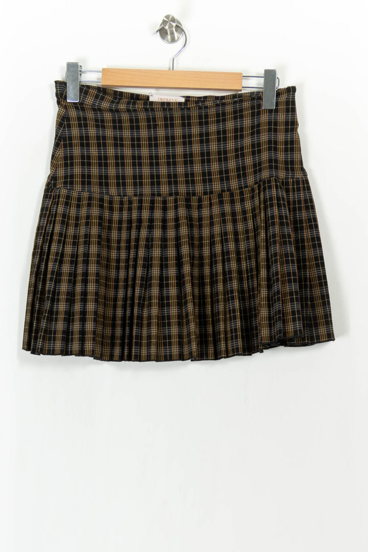 Jupe Plissée Noire et Jaune - Taille M/38 de la marque Imprevu | PARAD105051 - Vendu par Paradigme - Image 2