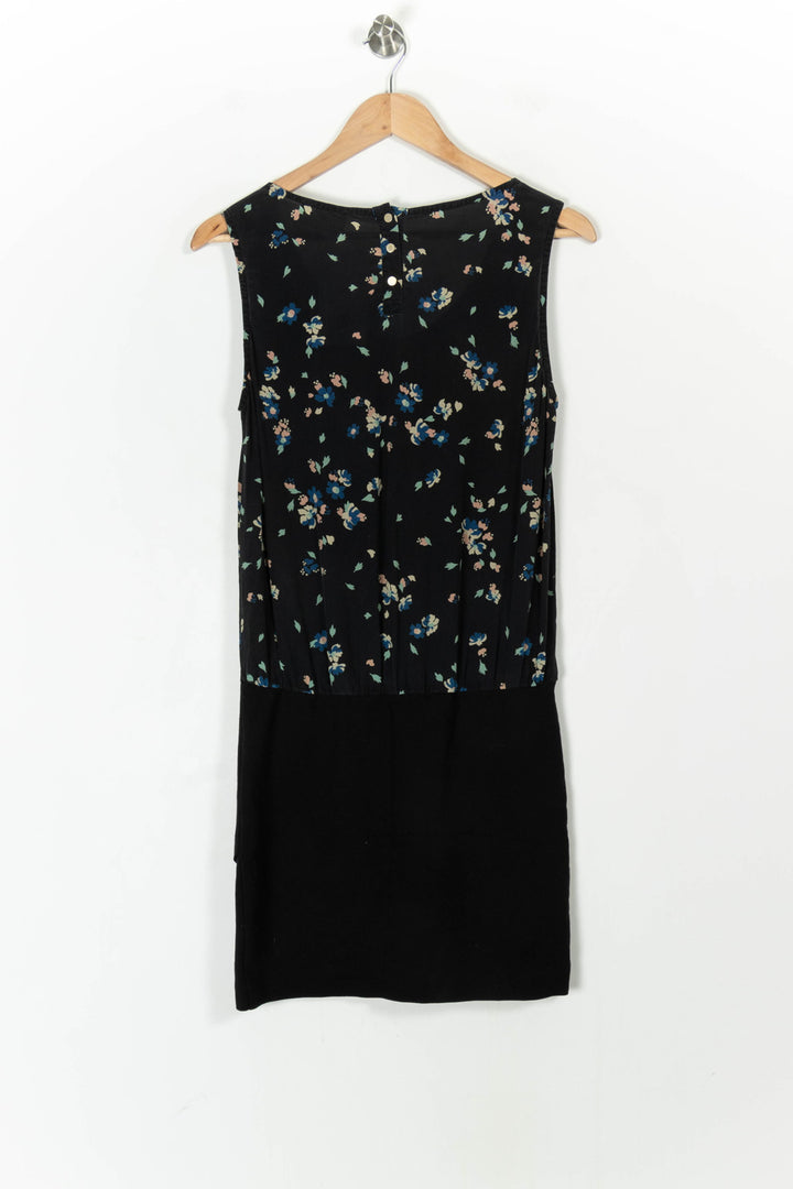 Robe Fleurie Noire - Taille M/38 de la marque Sézane | PARAD105058 - Vendu par Paradigme - Image 4