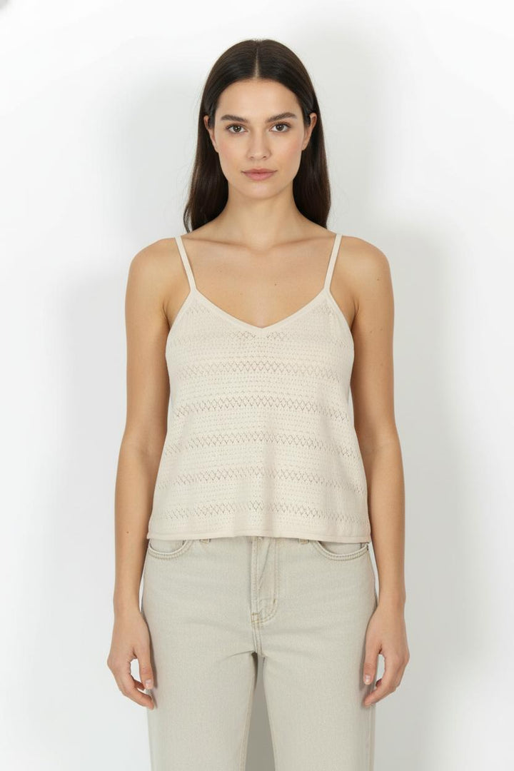 Débardeur Beige - Taille M/38 de la marque Sézane | PARAD105061 - Vendu par Paradigme - Image 1