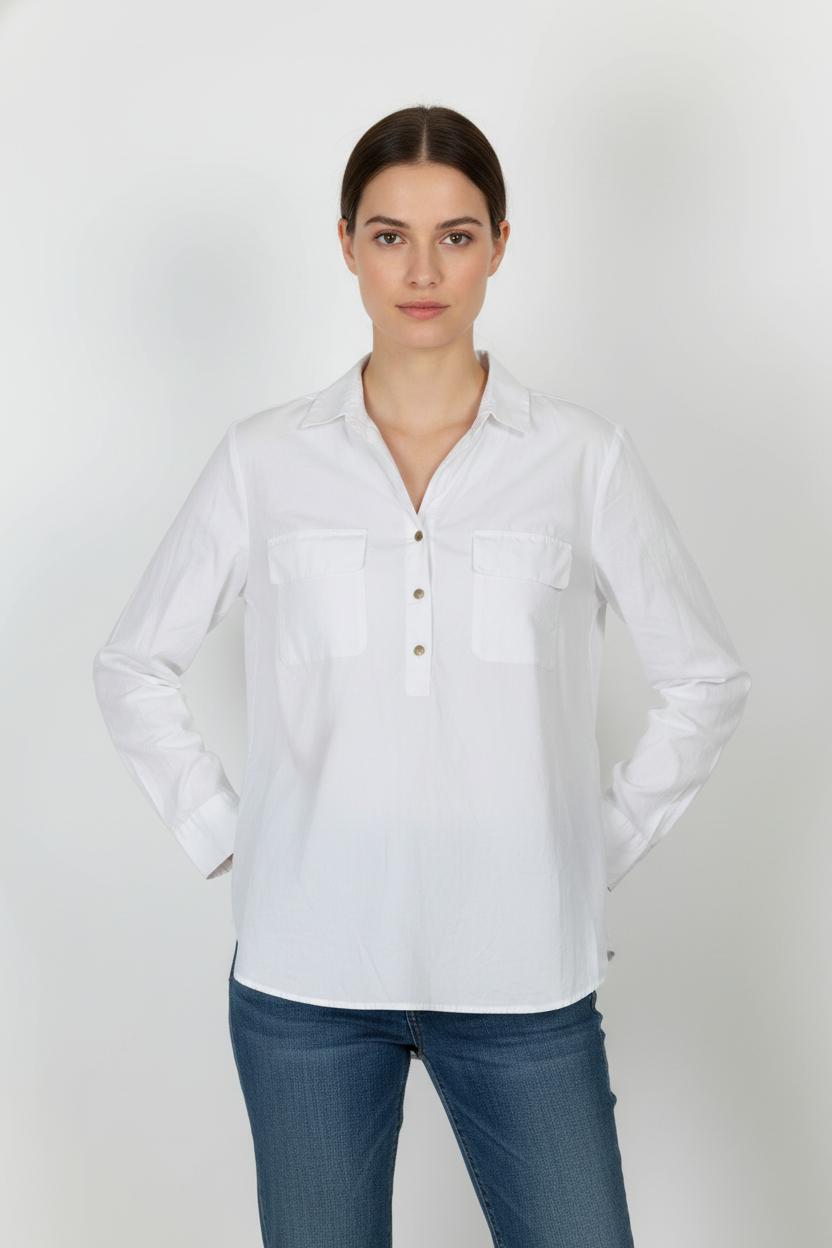 Chemise Blanche - Taille L/40 de la marque Gerard Darel | PARAD105081 - Vendu par Paradigme - Image 1