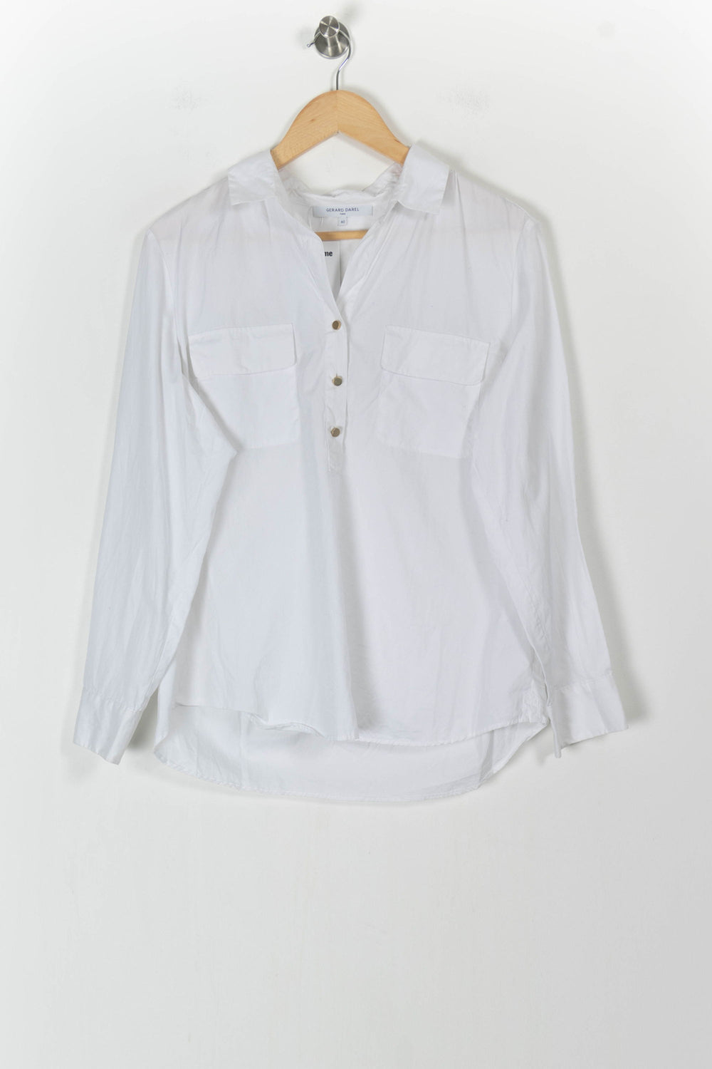 Chemise Blanche - Taille L/40 de la marque Gerard Darel | PARAD105081 - Vendu par Paradigme - Image 2