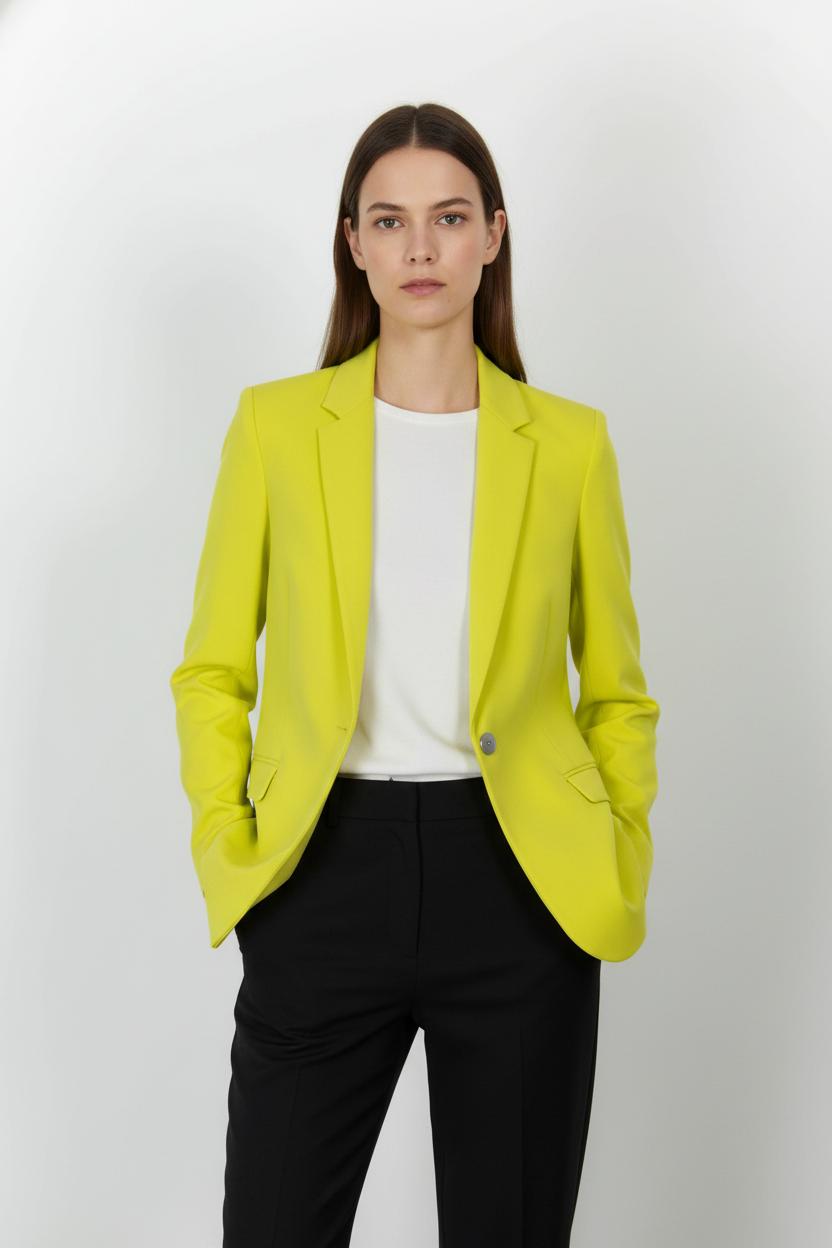 Blazer Jaune - Taille M/38 de la marque IKKS | PARAD105085 - Vendu par Paradigme - Image 1