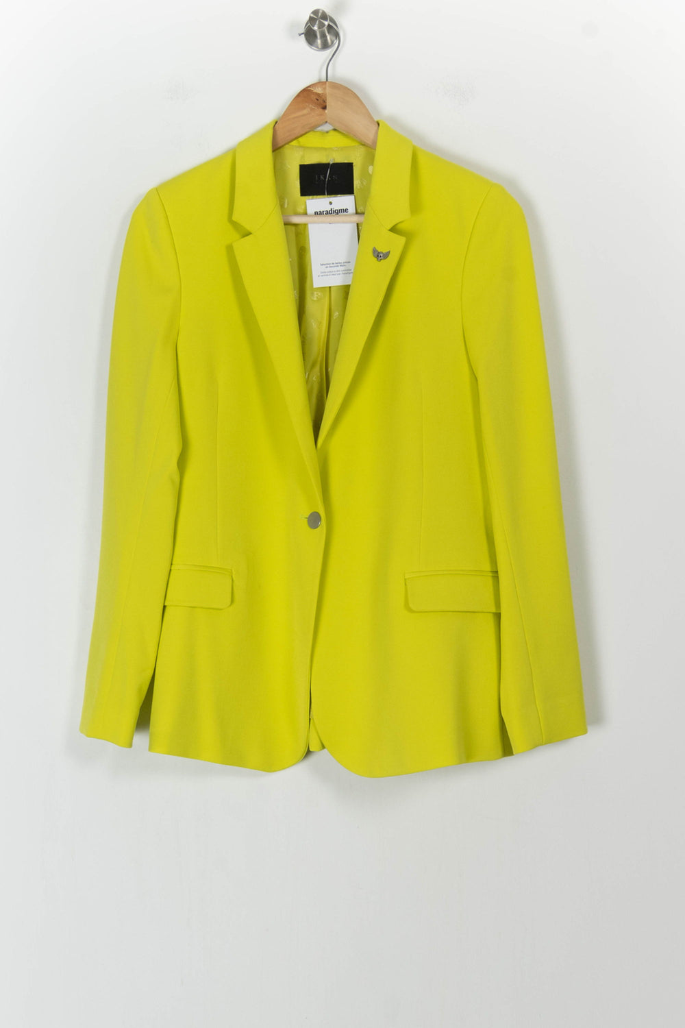 Blazer Jaune - Taille M/38 de la marque IKKS | PARAD105085 - Vendu par Paradigme - Image 2