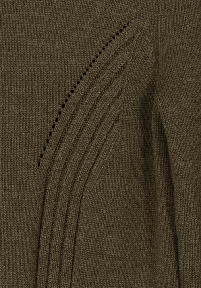 Robe Pull Verte - Taille S/36 de la marque IKKS | PARAD105091 - Vendu par Paradigme - Image 3