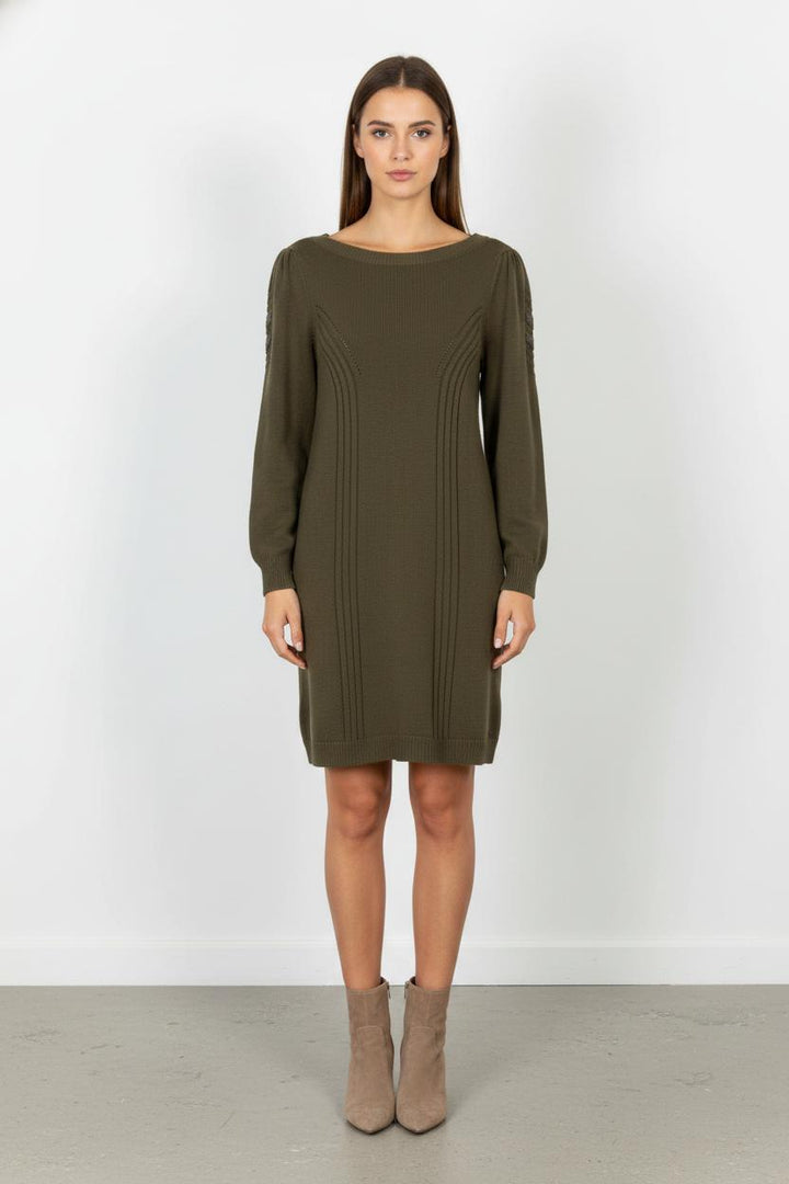Robe Pull Verte - Taille S/36 de la marque IKKS | PARAD105091 - Vendu par Paradigme - Image 1