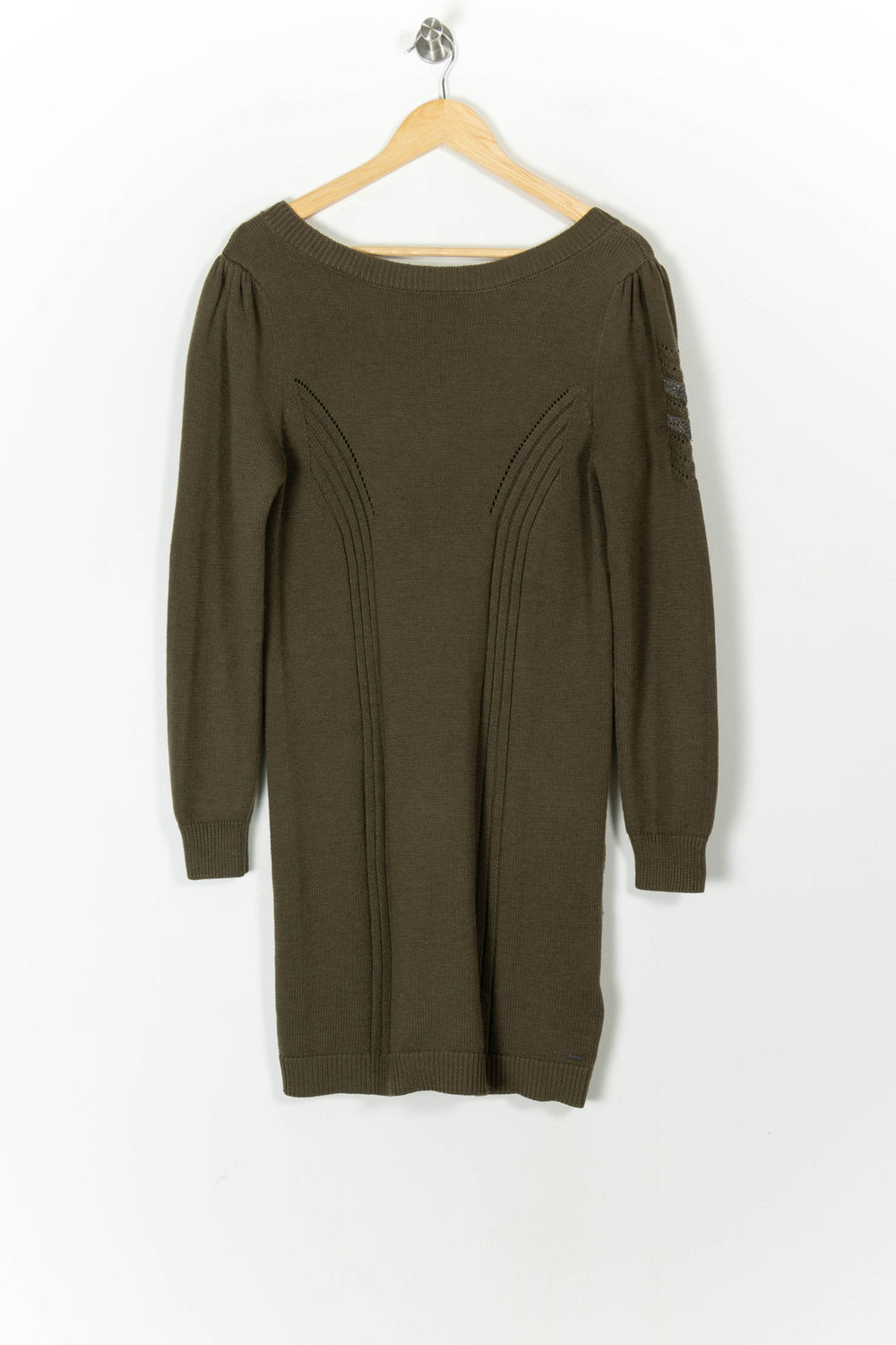 Robe Pull Verte - Taille S/36 de la marque IKKS | PARAD105091 - Vendu par Paradigme - Image 2