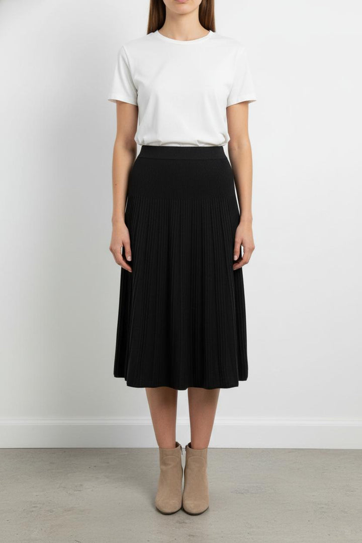 Jupe Plissée Grise - Taille L/40 de la marque Joseph | PARAD105104 - Vendu par Paradigme - Image 1