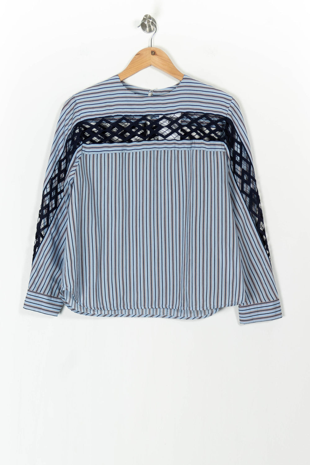 Blouse Bleu et Bleu Marine - Taille S/36 de la marque Sandro | PARAD105106 - Vendu par Paradigme - Image 2