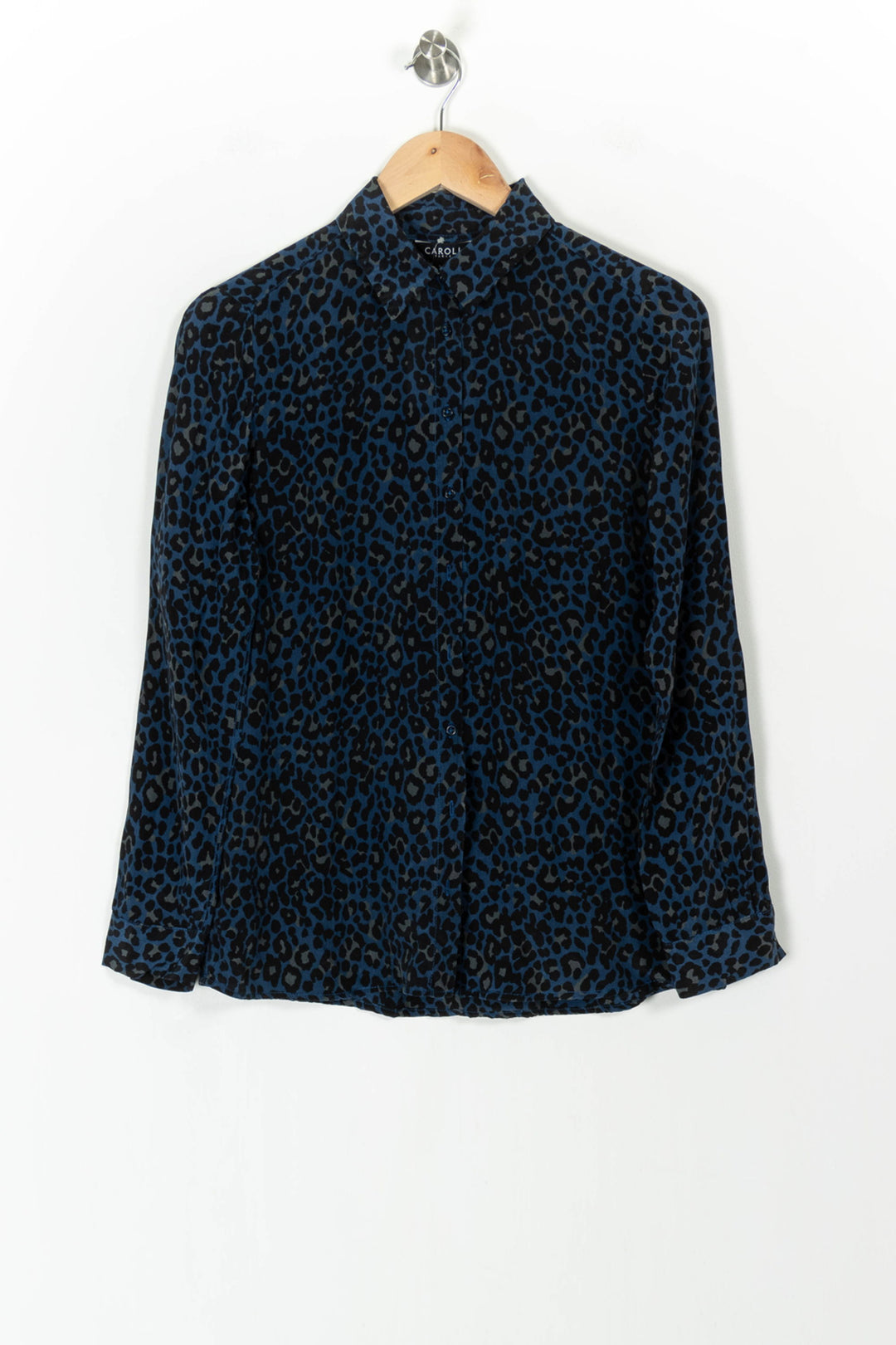 Chemise Bleu et Noir - Taille M/38 de la marque Caroll | PARAD105107 - Vendu par Paradigme - Image 2