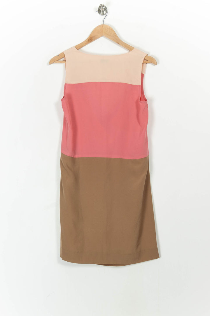 Robe Courte Rose et Marron - Taille M/38 de la marque Pablo | PARAD105109 - Vendu par Paradigme - Image 4