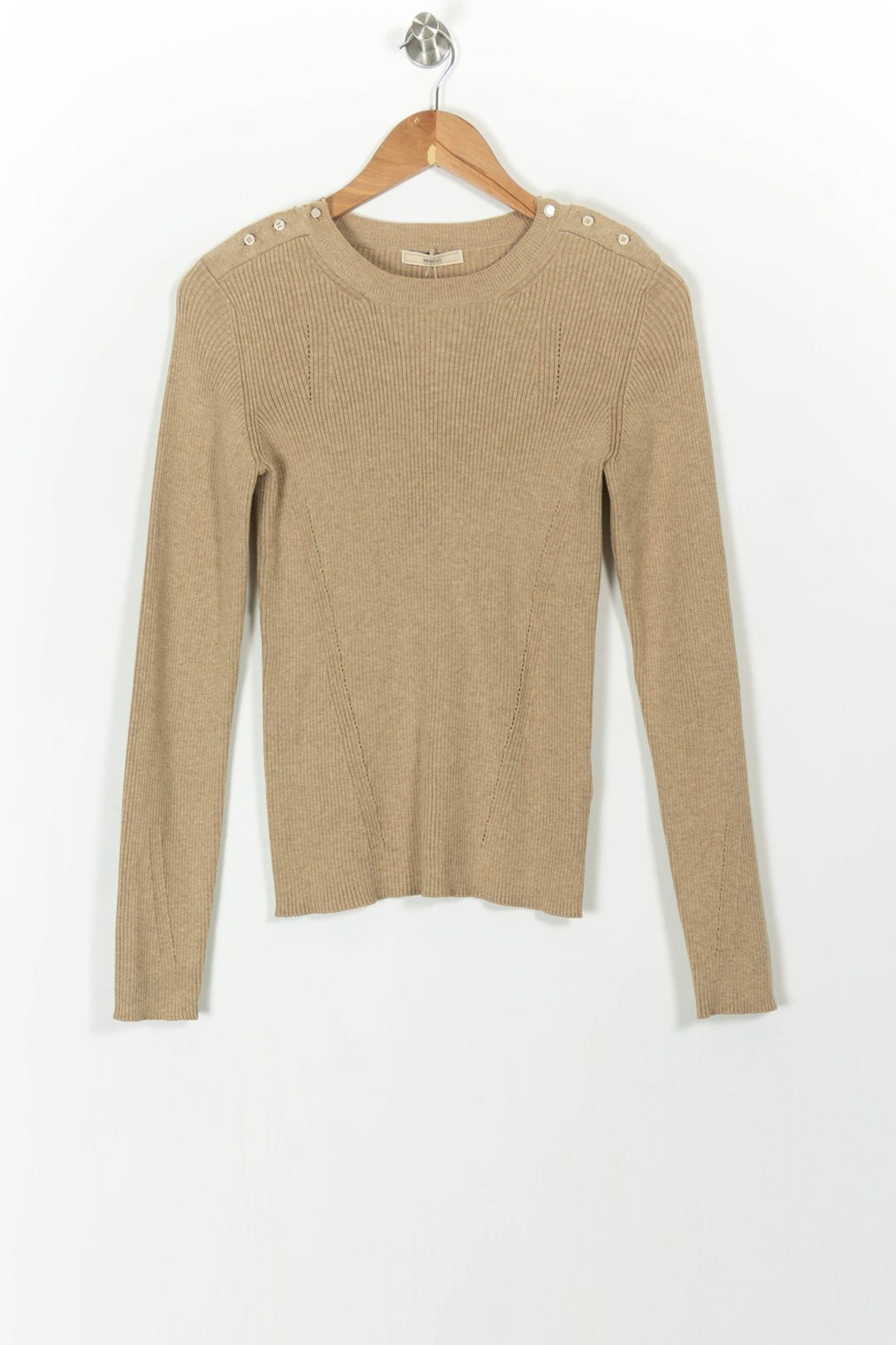 Pull Beige - Taille M/38 de la marque Sessùn | PARAD105110 - Vendu par Paradigme - Image 2