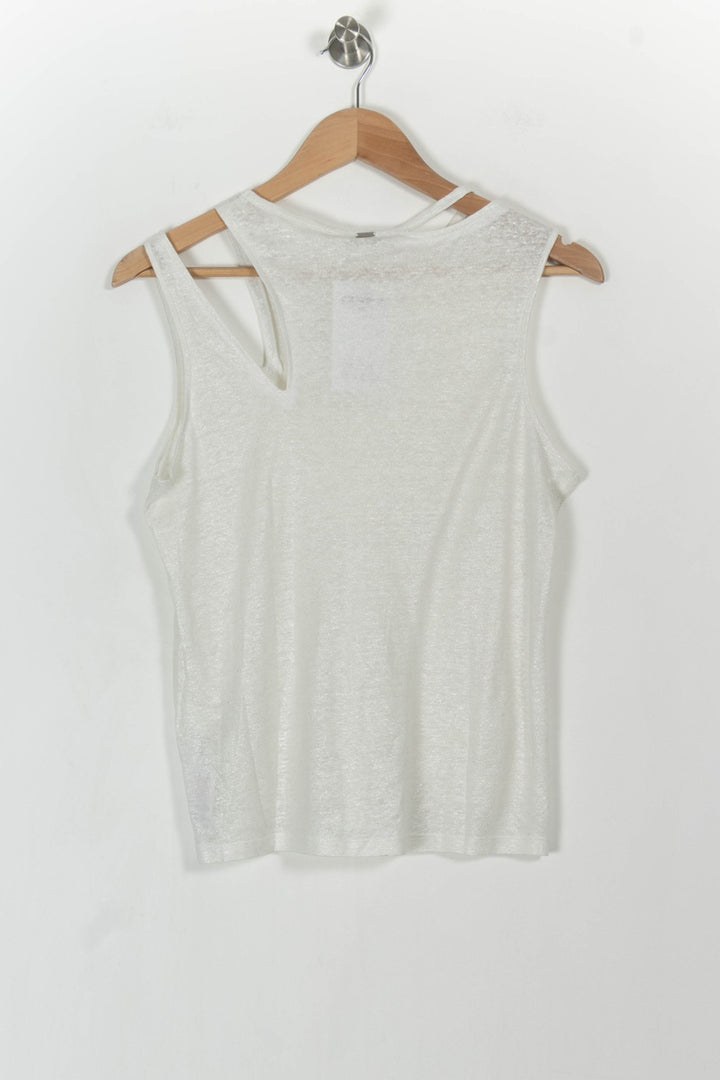 Débardeur Blanc - Taille S/36 de la marque IKKS | PARAD105114 - Vendu par Paradigme - Image 4