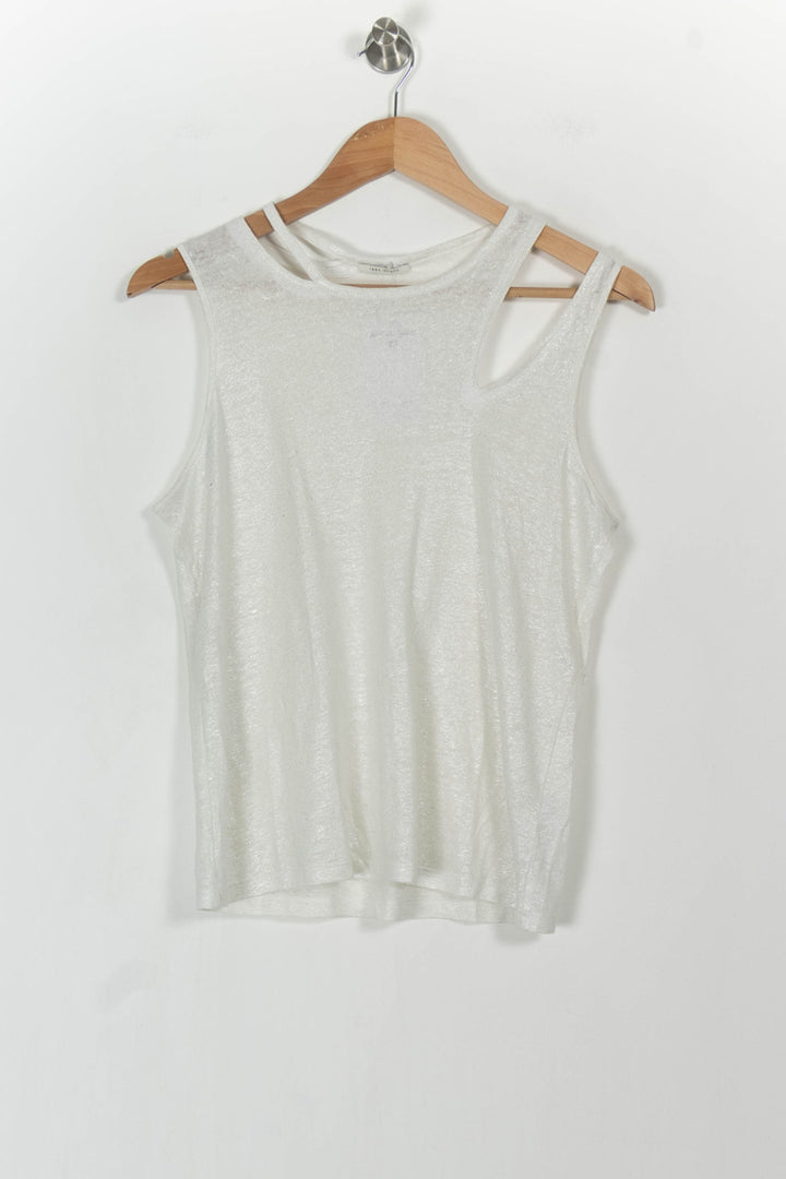 Débardeur Blanc - Taille S/36 de la marque IKKS | PARAD105114 - Vendu par Paradigme - Image 2