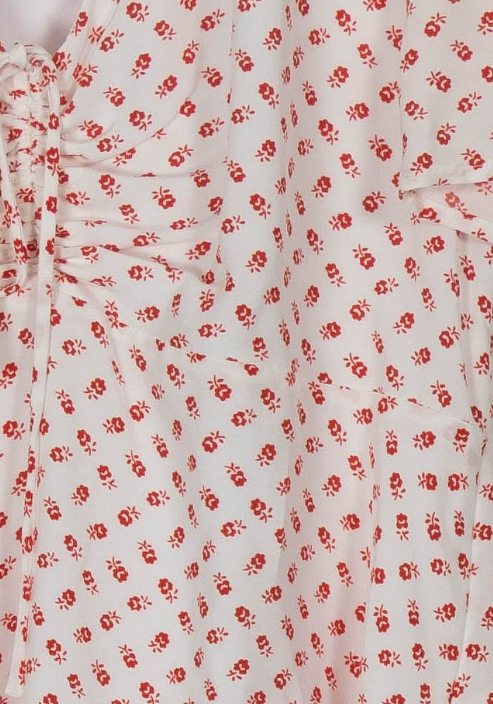 Blouse Blanche et Rouge - Taille M/38 de la marque Claudie Pierlot | PARAD105116 - Vendu par Paradigme - Image 3
