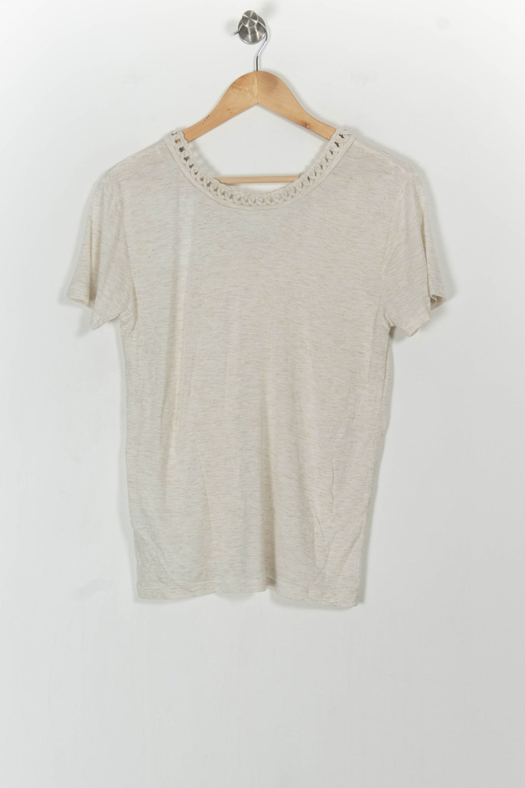 T-shirt Beige - Taille M/38 de la marque IKKS | PARAD105117 - Vendu par Paradigme - Image 2