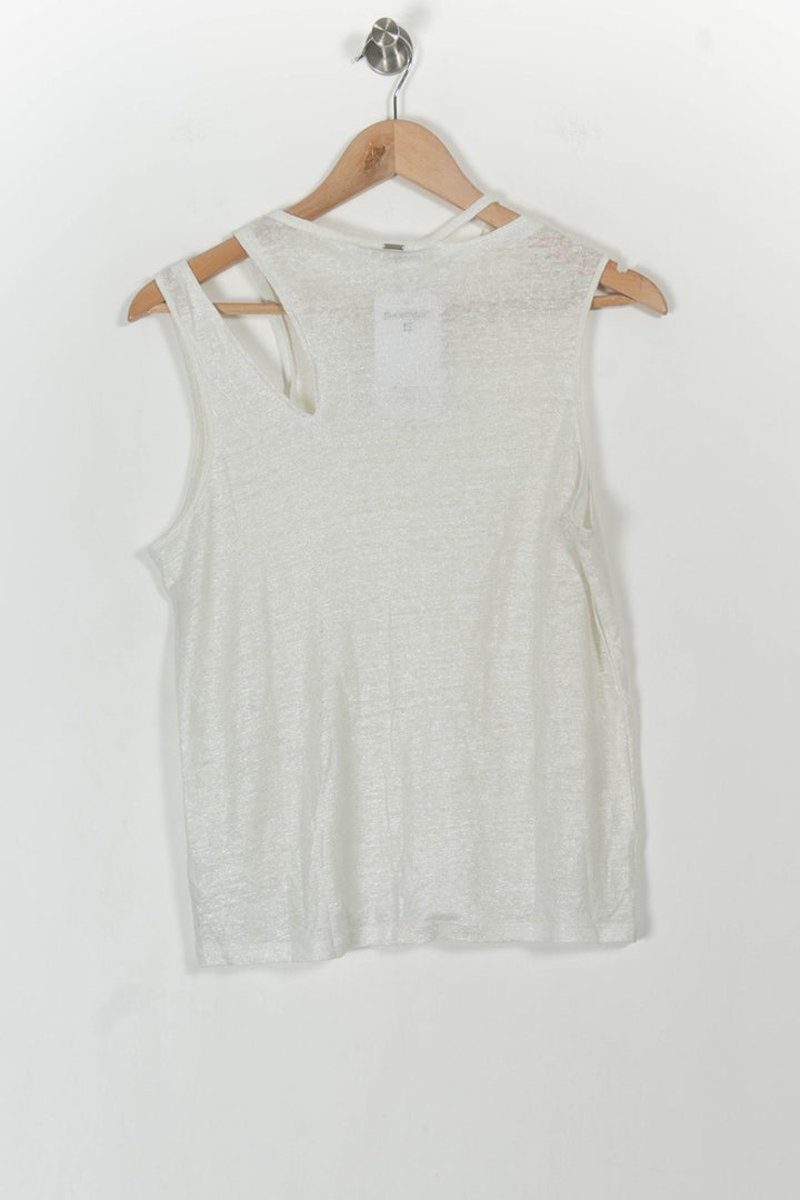 Débardeur Blanc - Taille M/38 de la marque IKKS | PARAD105118 - Vendu par Paradigme - Image 4