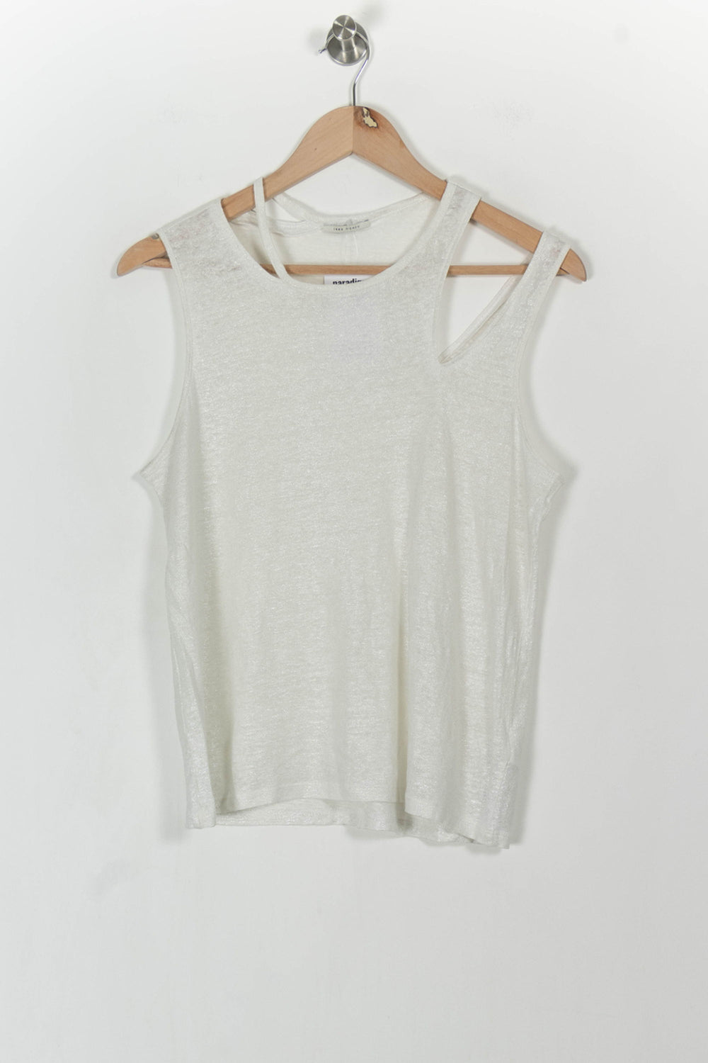 Débardeur Blanc - Taille M/38 de la marque IKKS | PARAD105118 - Vendu par Paradigme - Image 2