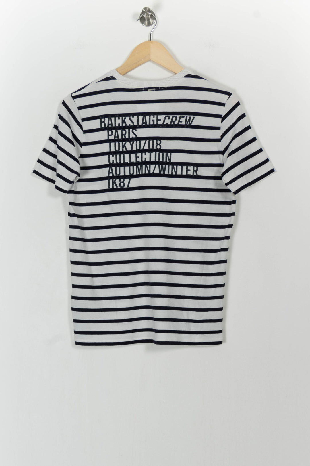 Tee-shirt Blanc et Bleu Marine - Taille S/36 de la marque IKKS | PARAD105122 - Vendu par Paradigme - Image 4