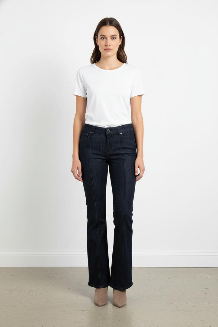 Jean Évasé Bleu - Taille L/40 de la marque IKKS | PARAD105127 - Vendu par Paradigme - Image 1