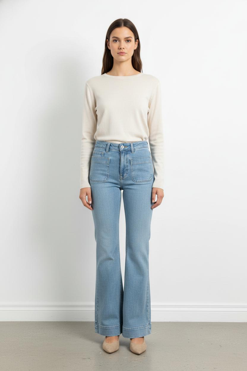 Jean Bleu - Taille XS/34 de la marque Petite Mendigote | PARAD105136 - Vendu par Paradigme - Image 1
