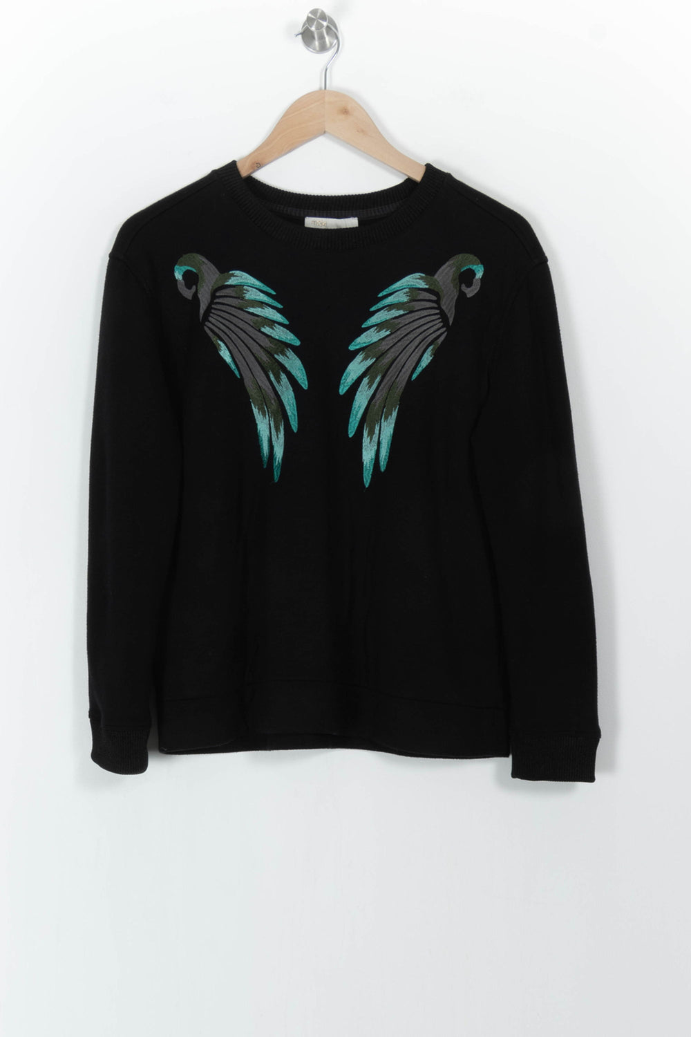 Sweat Noir et Vert - Taille L/40 de la marque Maje | PARAD105139 - Vendu par Paradigme - Image 2