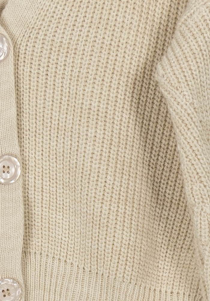 Cardigan Beige - Taille M/38 de la marque La Fée Maraboutée | PARAD105142 - Vendu par Paradigme - Image 3