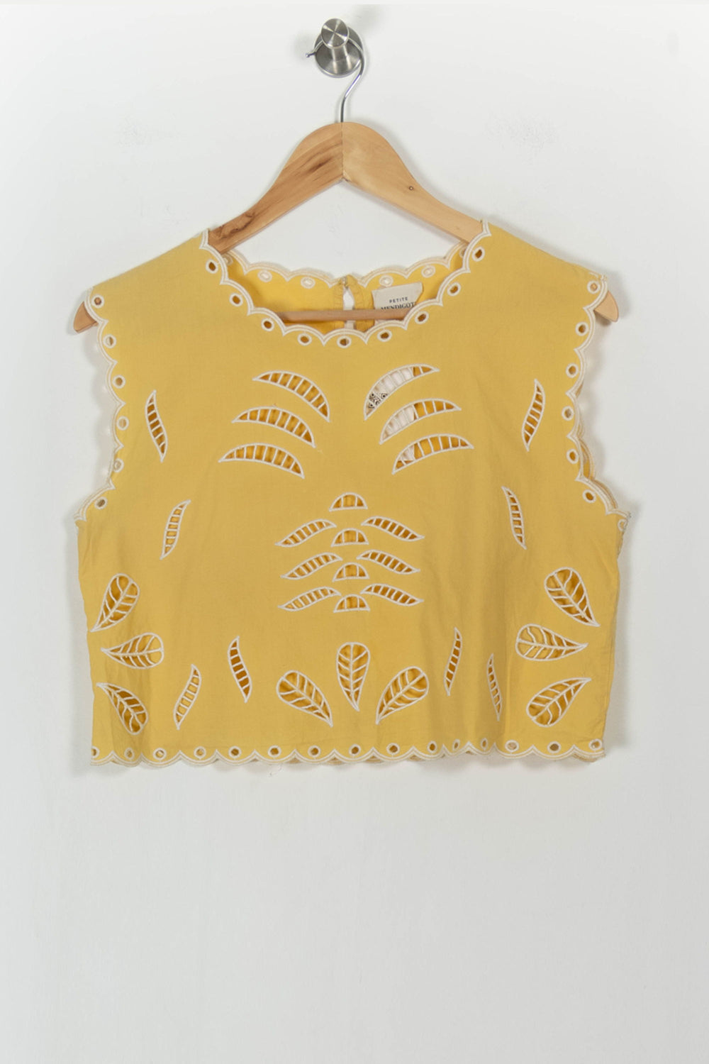 Top Jaune et Blanc - Taille S/36 de la marque Petite Mendigote | PARAD105143 - Vendu par Paradigme - Image 2